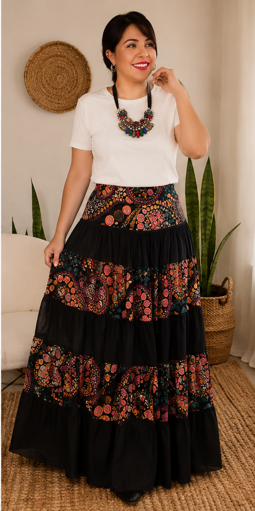 Saia Longa Mandala Boho