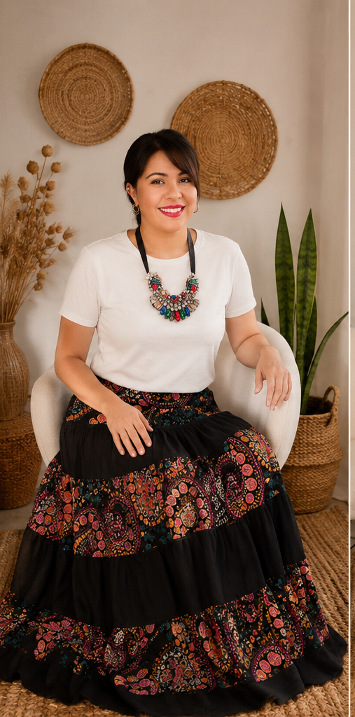 Saia Longa Mandala Boho