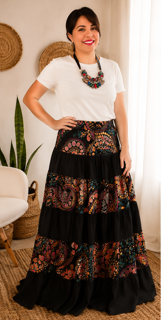 Saia Longa Mandala Boho
